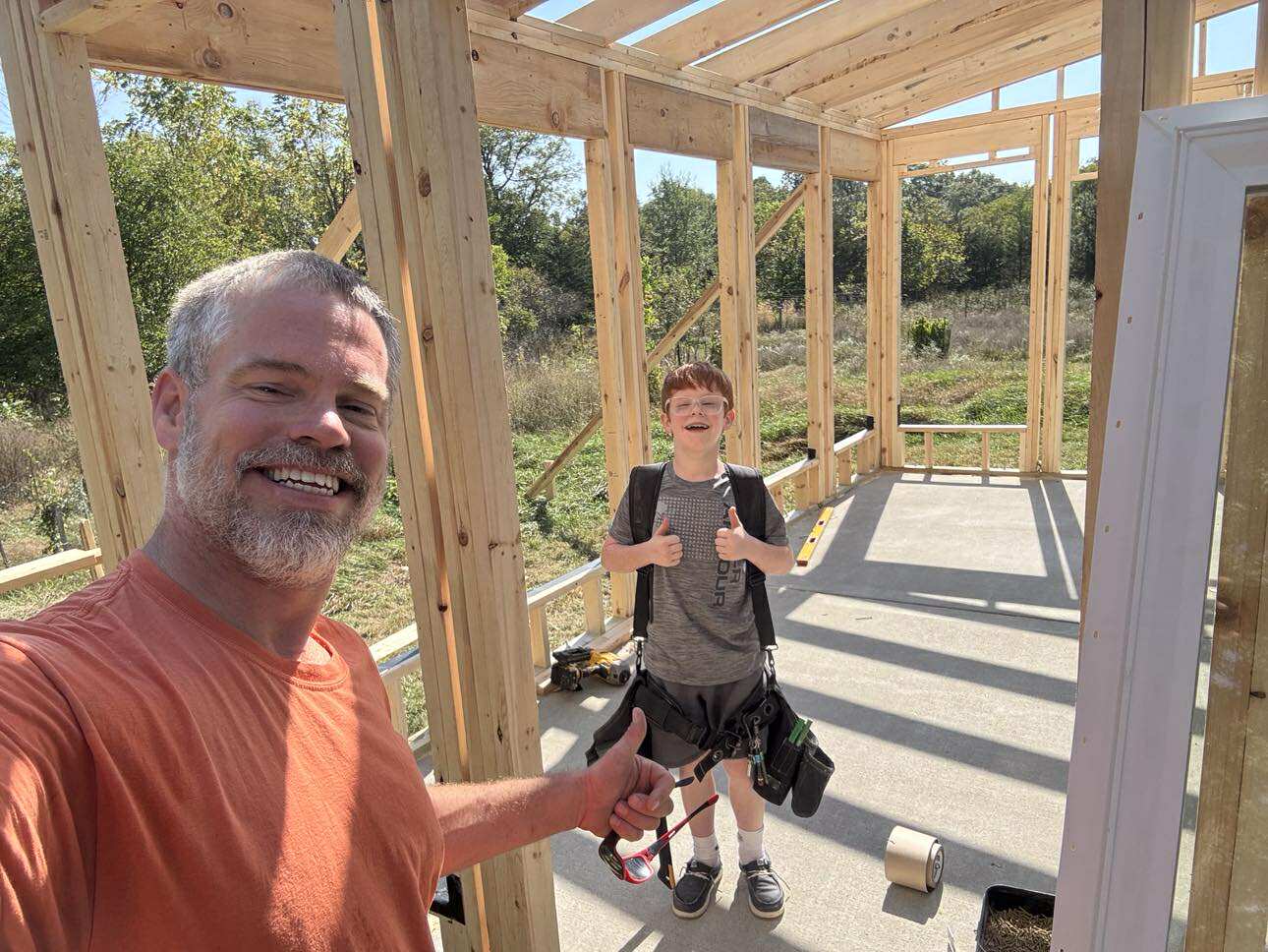 Clean white hallway painting